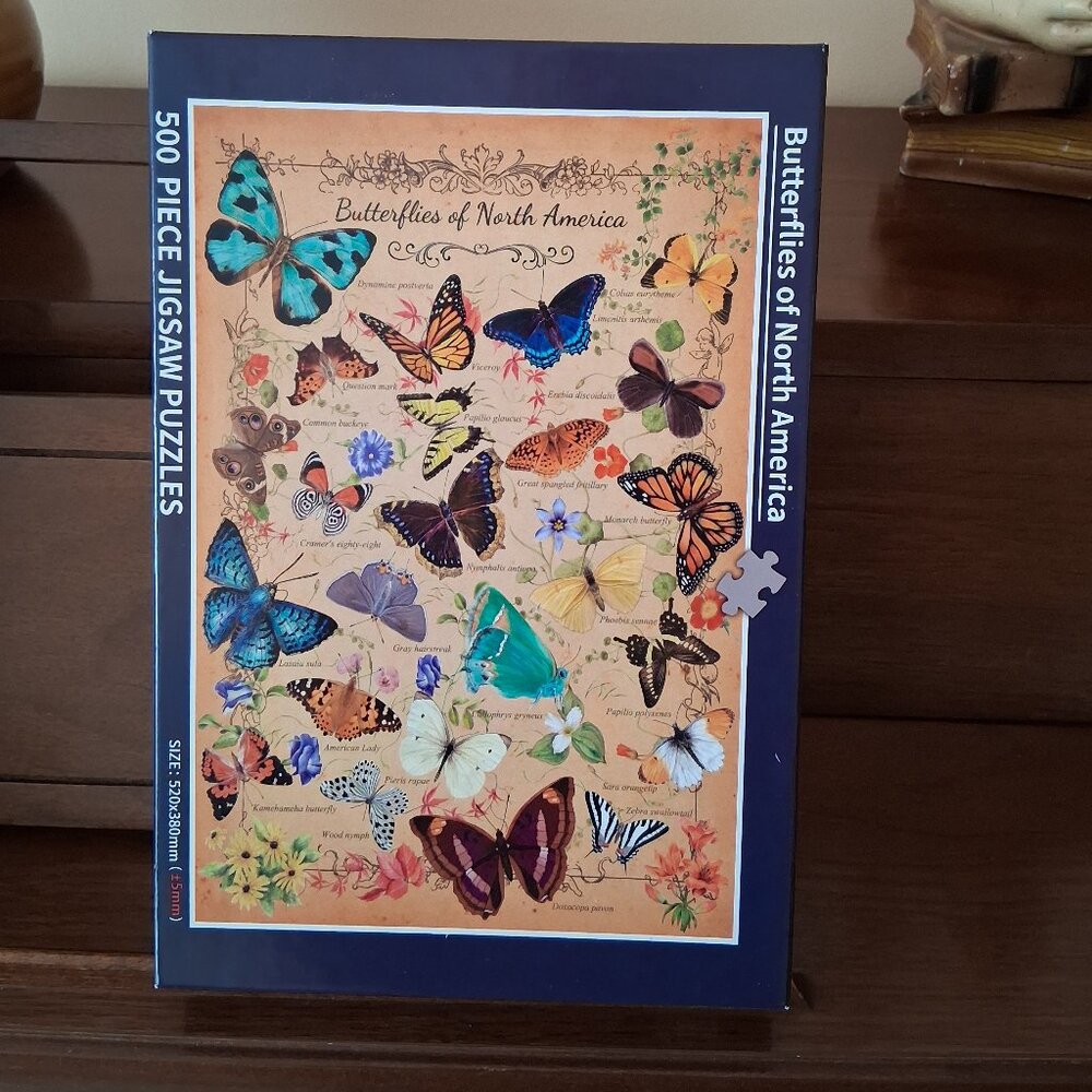 Jigsaw Puzzle - Butterflies of North America 500 Pieces